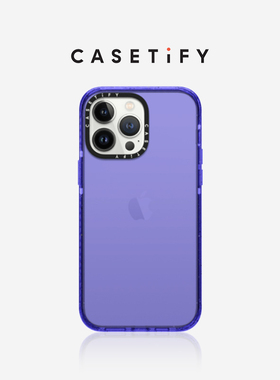 CASETiFY 苹果14系列基础款透明纯色彩色 粉色/绿色/紫色 MagSafe兼容适用于iPhone14/PlusPro/Max防摔手机壳