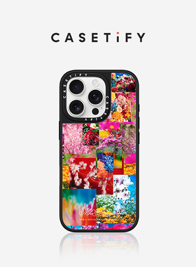 CASETiFY 蜷川实花 流光花园系列 拼贴花朵 适用于iPhone16ProMax/16Pro/iPhone15ProMax/15pro手机壳