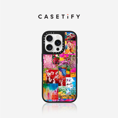 CASETiFY 蜷川实花 流光花园系列 拼贴花朵 适用于iPhone16ProMax/16Pro/iPhone15ProMax/15pro手机壳