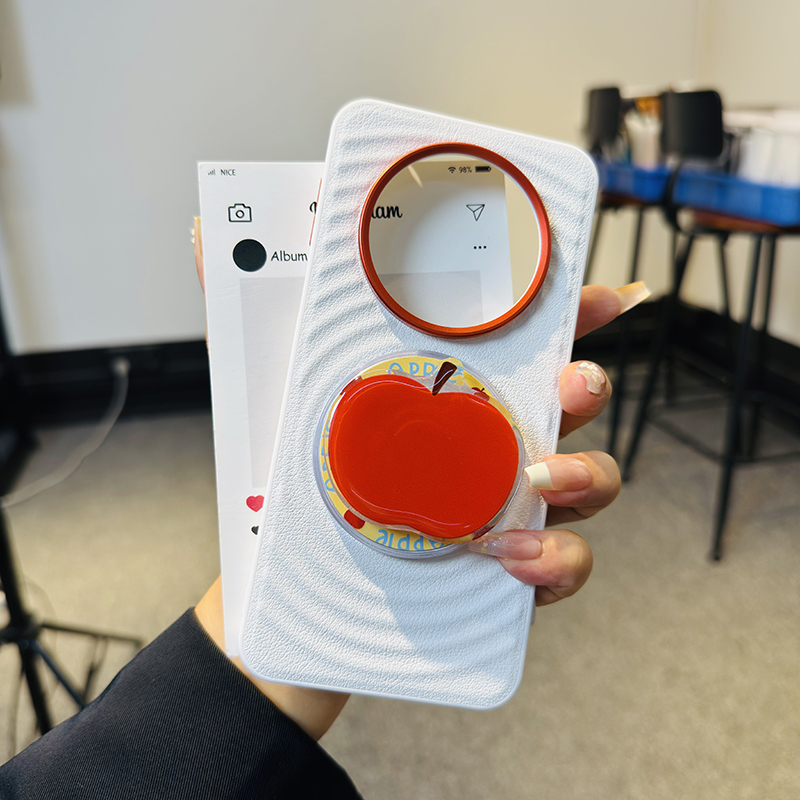 高级磁吸适用华为mate60手机壳波漾纹mate70pro保护套全包防摔mate70软边卡通可爱磁吸气囊支架mate60pro