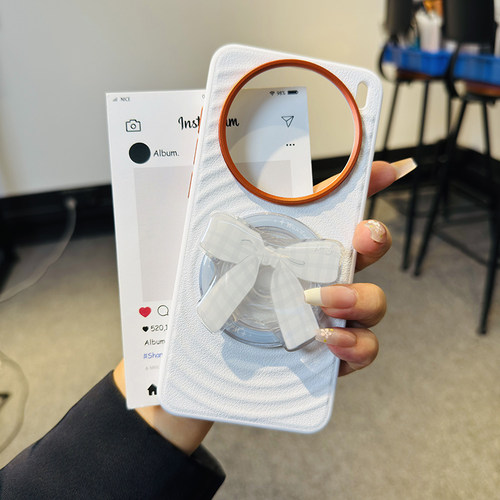 高级磁吸适用vivox200ultra手机壳波漾纹x200s保护套全包防摔vivox300软边卡通可爱磁吸气囊支架x100spro