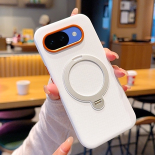 高档磁吸旋转支架适用谷歌Pixel10A手机壳Pixel10A保护套全包防摔硅胶软边Pixel10A创意磁吸高级商务男女