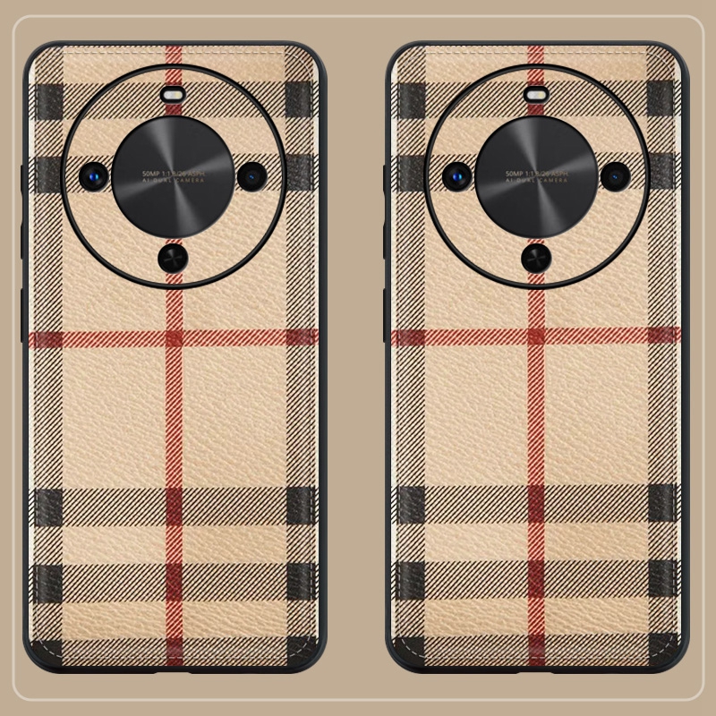 简约格子适用华为 畅享70X手机壳皮纹麦芒30保护套软边防摔畅享70x活力版全包个性ins风大牌情侣男女定制