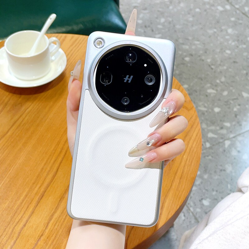 适用OPPOFindX9Ultra手机壳皮纹磁吸充电FindX9SPro保护套高级钻石纹钛灰镜头X9Ultra三包防摔高档简约纯色