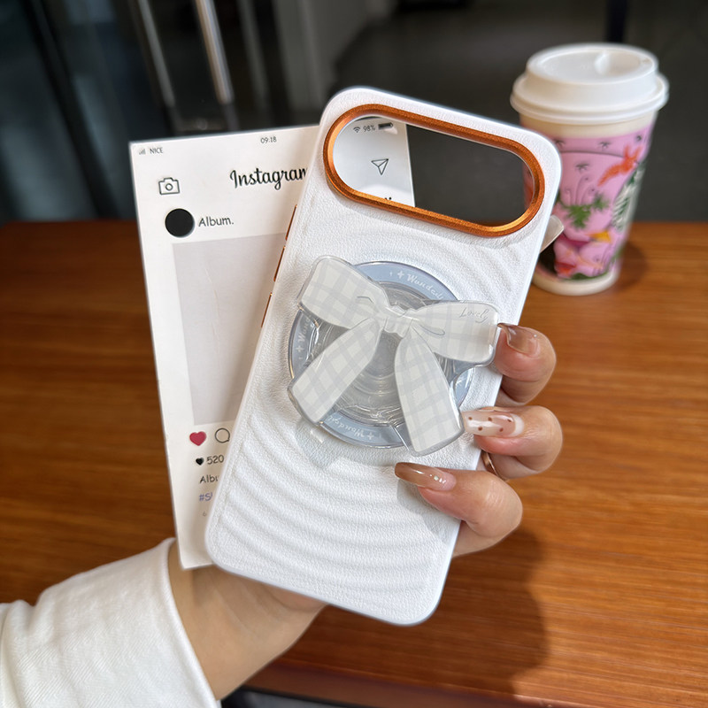 高级磁吸适用荣耀500手机壳波漾纹荣耀500pro保护套全包防摔荣耀500PRO软边卡通可爱磁吸气囊支架