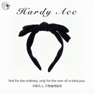 刘涛同款发箍女时尚高级感发捆网红2025年新款黑色蝴蝶结发带头箍