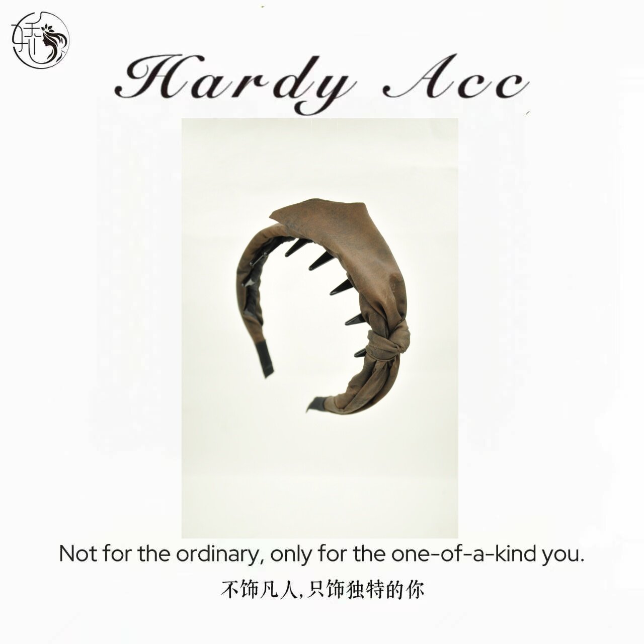 纯手工原创设计高级感轻奢风复古折翼系列简约宽边倒插梳发箍发饰