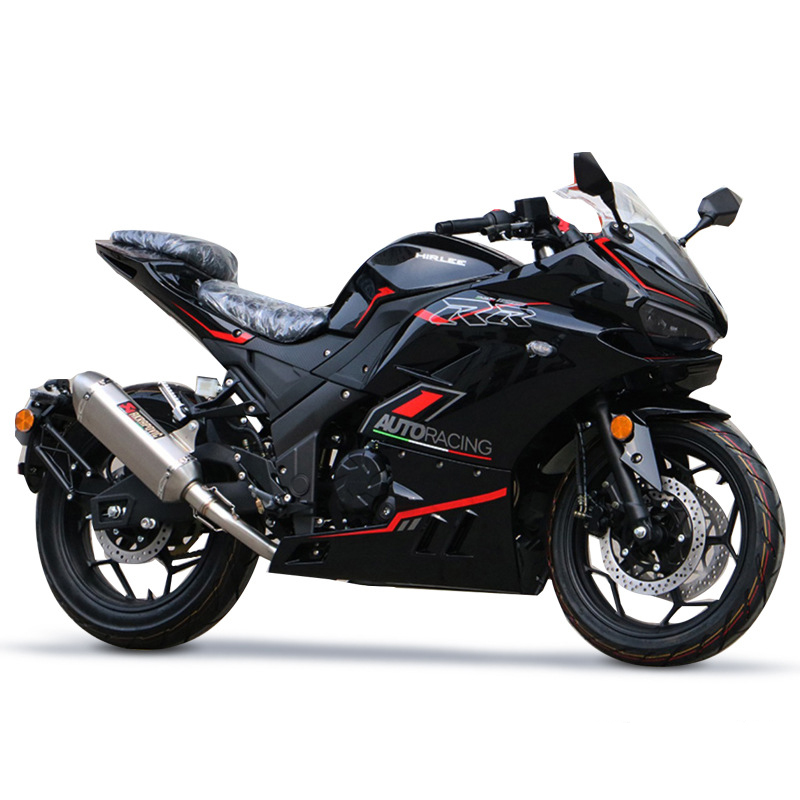 新款【可上牌】成人摩托车跑车街车400cc趴赛都市通勤个性重机车