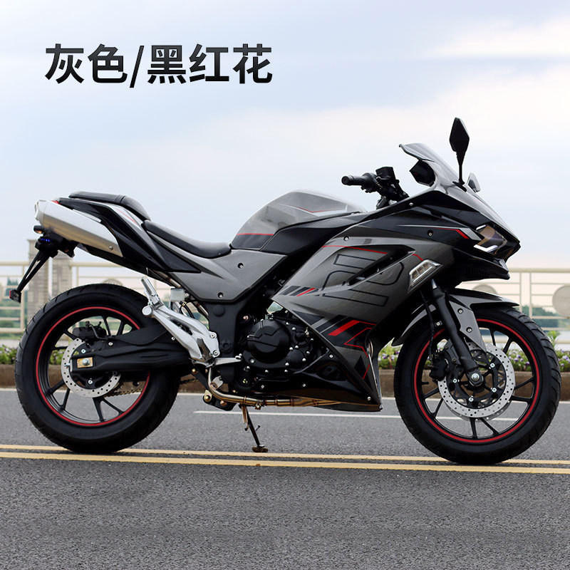 新款【可上牌】成人摩托车个性国四电喷双缸水冷跑车街车燃油整车