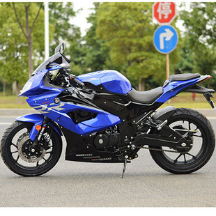 【可上牌】成人摩托车跑车 双R400CC水冷公路赛重机车燃油整车