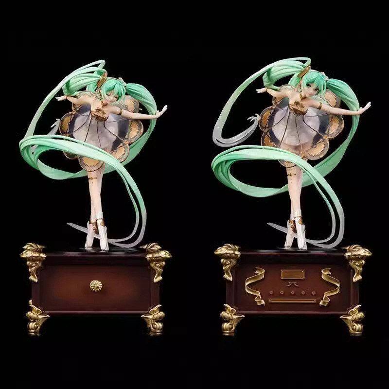miku 初音 5周年交响乐 留声机上翩翩起舞 站姿模型摆件 盒装手办
