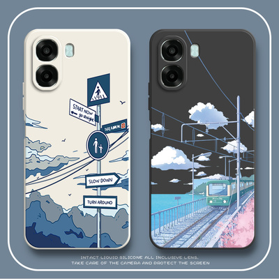 适用OPPOA6C手机壳PLT130硅胶A6C5G列车到站全包5G防摔0pp0ppoa保护套oppa男opopa女oppoplt新款opa外壳oppo