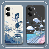 适用小米红米Turbo5Max手机壳2602BRT18C列车到站软胶Trubo5mas全包TedmiTurbo防摔Redmi套男女Tubor新款 外壳