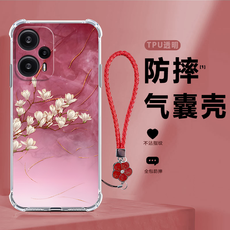 四角防摔，透明加厚气囊