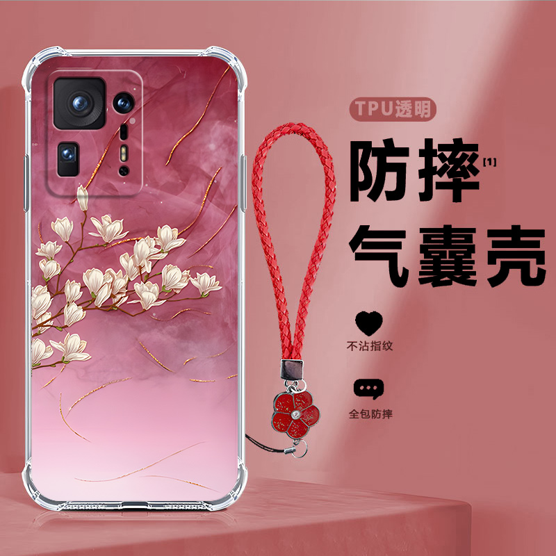 四角防摔，透明加厚气囊