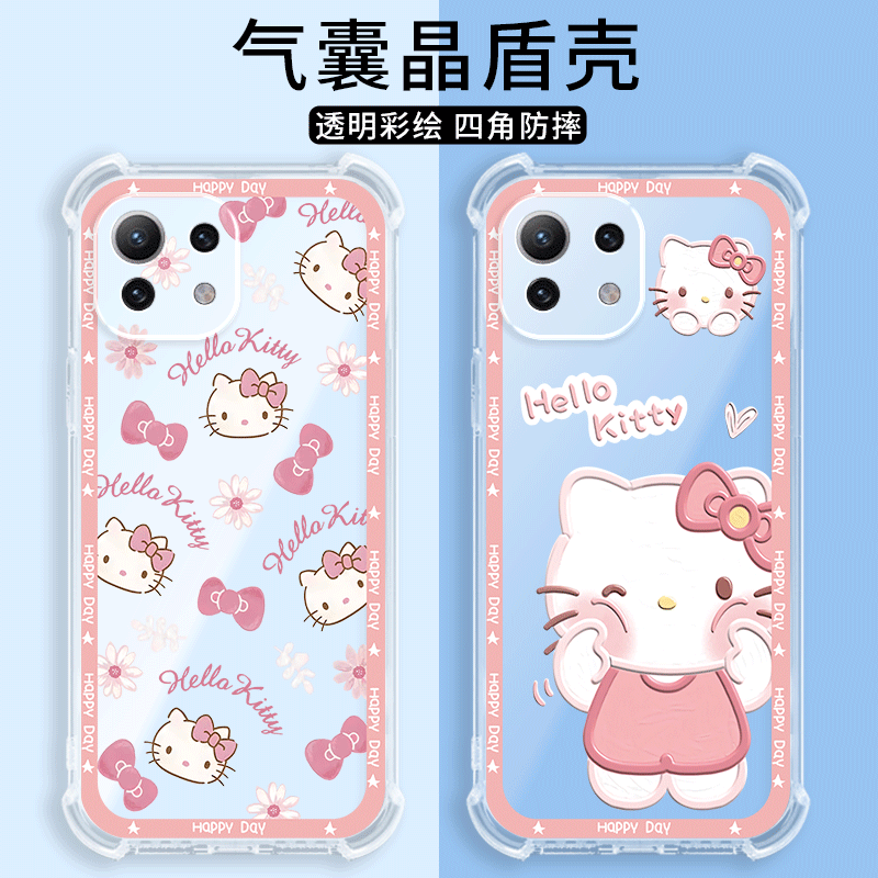四角防摔，透明加厚气囊