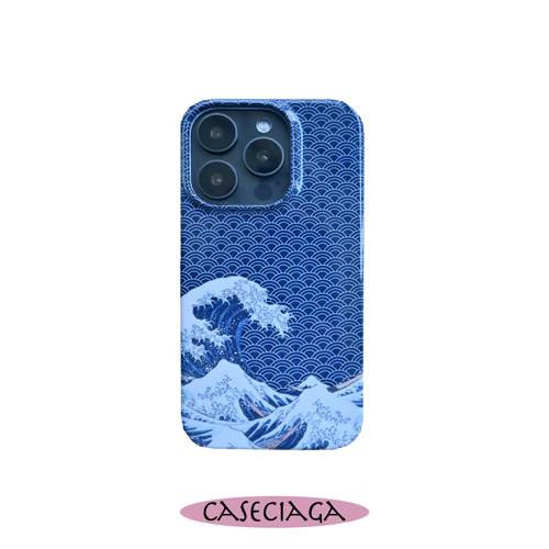 CASECIAGA日式和风海浪15promax小米14菲林手机硬壳苹果安卓原创小众