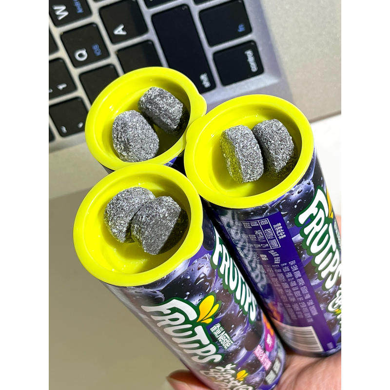 徐福记雀巢趣满果黑加仑味果汁软糖水果软糖QQ糖橡皮糖花心杂果味图片