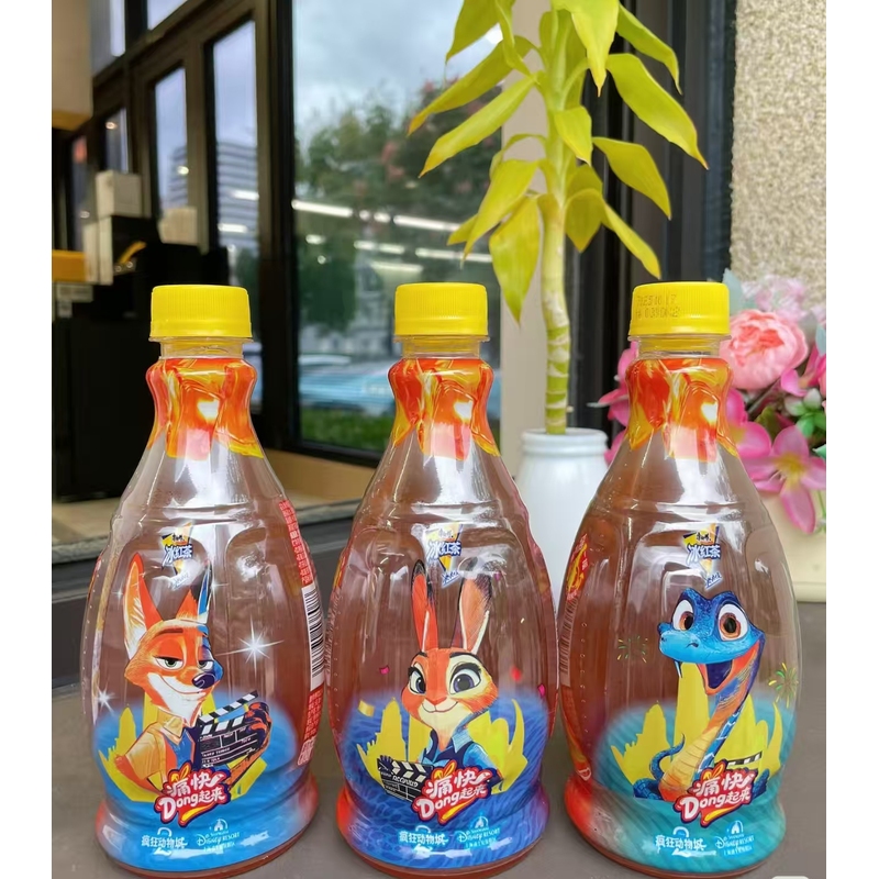 康师傅冰红茶果冻疯狂动物城联名冻冻茶摇着喝的冰红茶摇摇冻茶