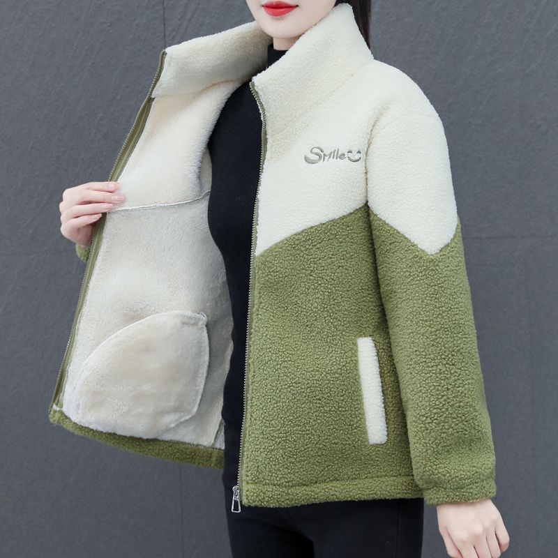 网红款24款羊绒外套女秋