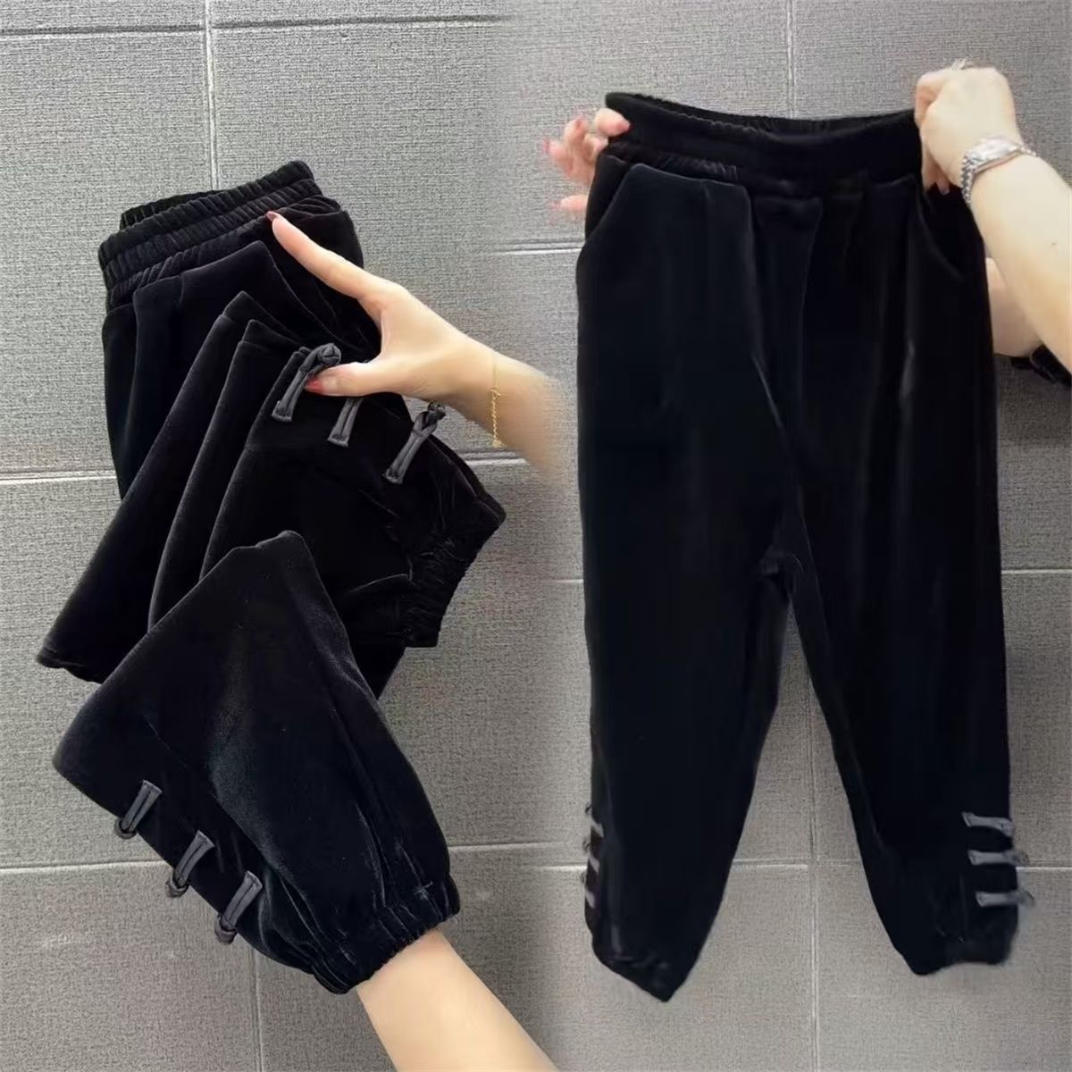 网红款加厚金裤02冬新款