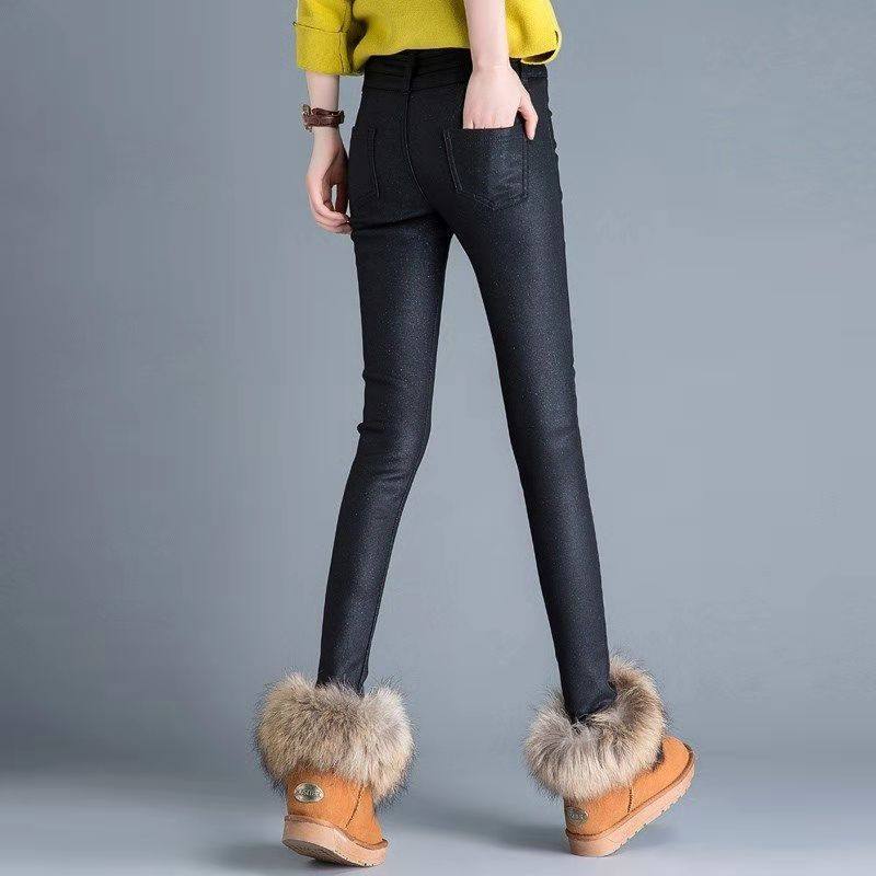 网红款打底女穿高弹黑哑