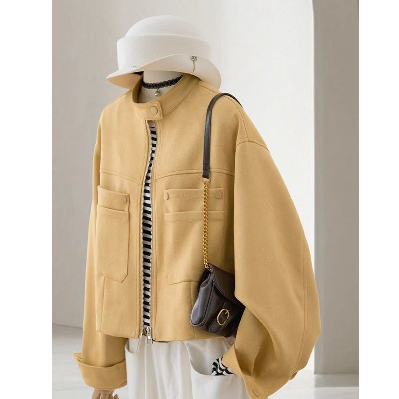 网红款韩感麂绒女02新款