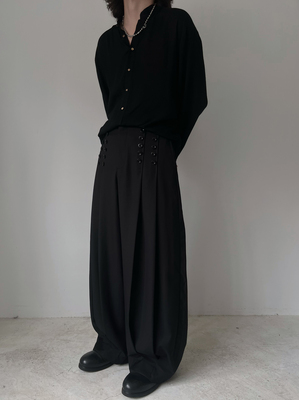 ACYCLIC长裤排扣阔腿简约中性风