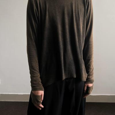 ACYCLIC针织长袖忍者袖先锋锈染