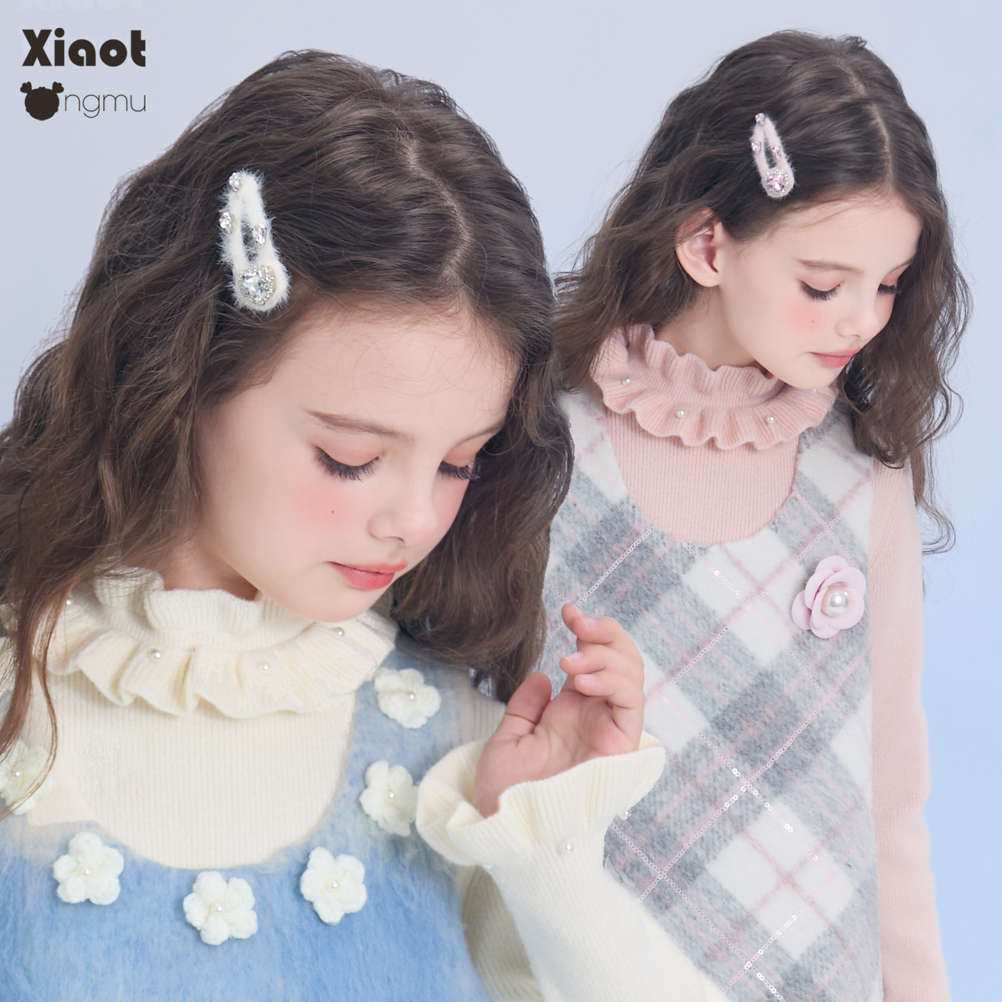 小童木气质毛茸茸女童发夹