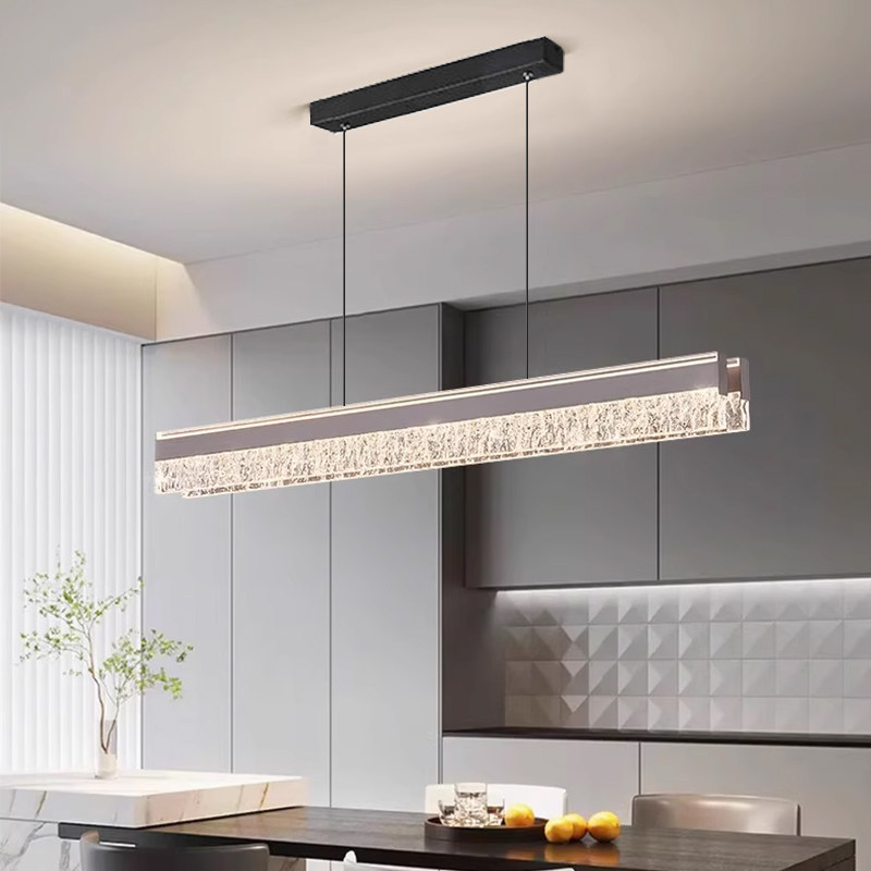 餐厅吊灯2025新款意式极简一字长条餐桌吧台饭厅灯现代轻奢餐吊灯,家装灯饰光源,餐厅吊灯,淘宝优惠券,粉丝福利购,淘宝优惠卷