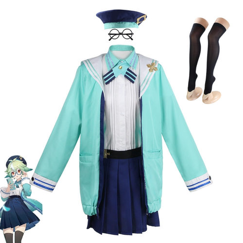 原神cos服砂糖JK制服全套带帽子万圣节cosplay动漫表演服二次原服