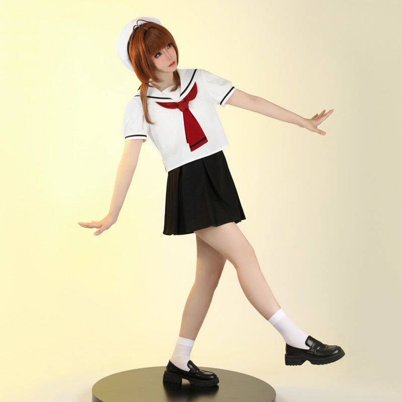 凹兔漫 现货 百变小樱cos服魔法少女樱校服木之本樱cosplay学生装