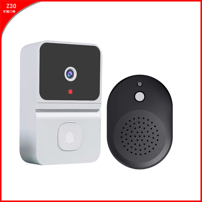 Z30智能无线门铃T23高清夜视远程监控标配叮咚机wifi可视对讲门铃