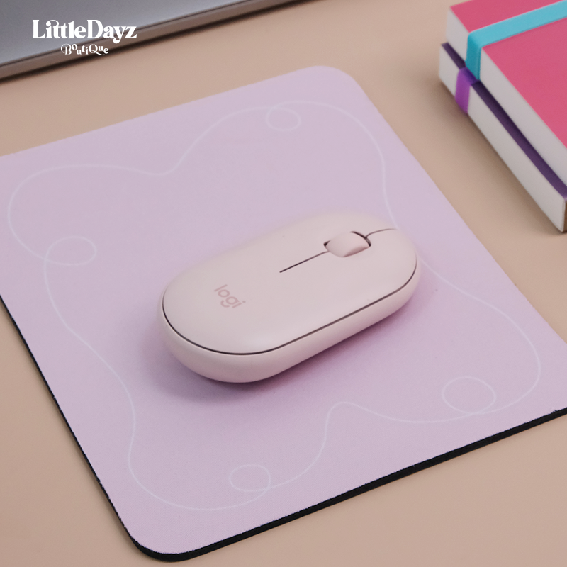 LittleDayz天然橡胶鼠标垫原创设计可爱加厚电脑垫高级感办公桌垫