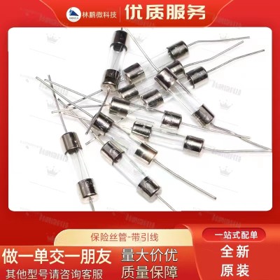 进口美的电磁炉配件保险管250V 10A 12.5A 15A 带引线保险丝5*20m
