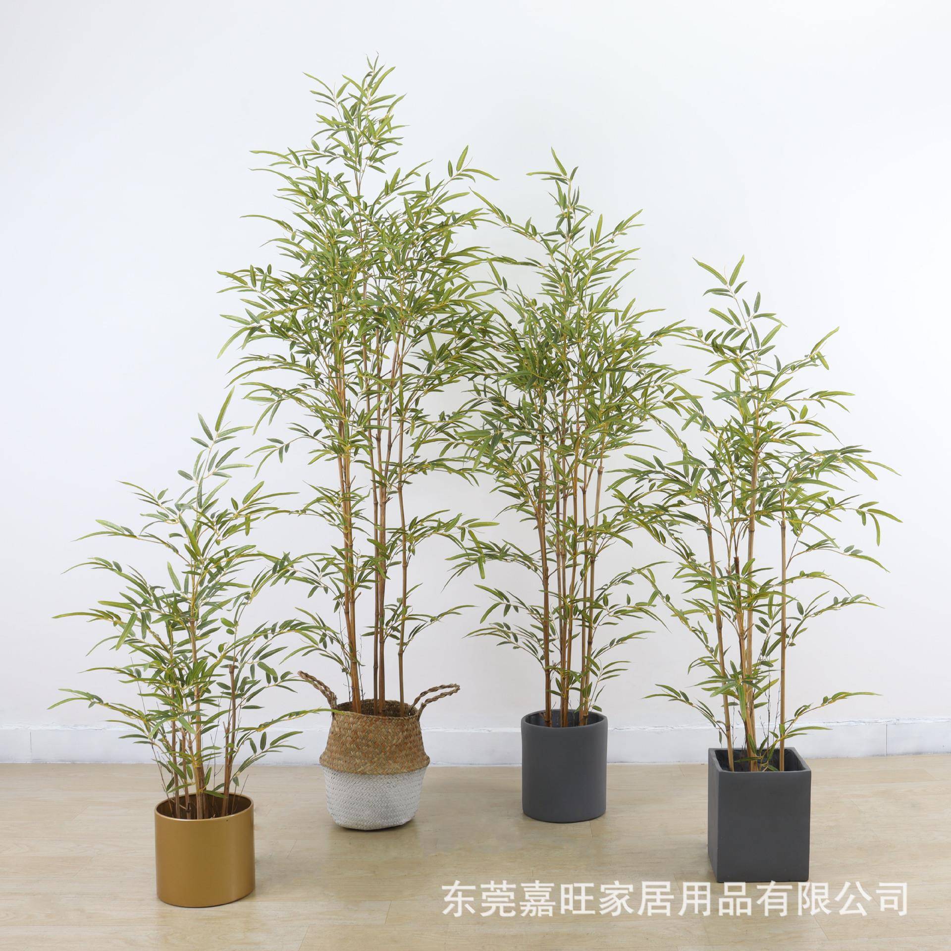 人造假仿真迷你竹子绿植物中式隔断庭院盆景室内落地盆栽装饰摆件