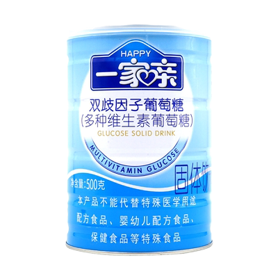 一家亲双歧因子葡萄糖500g/罐