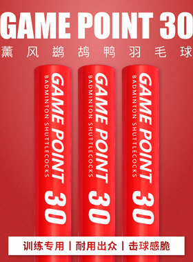 薰风官方正品羽毛球耐打不易烂稳定鸭毛比赛训练球熏风 GP30/GP32