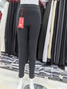 天域久牧羊女士纯羊毛护腰护膝真皮兔毛棉裤