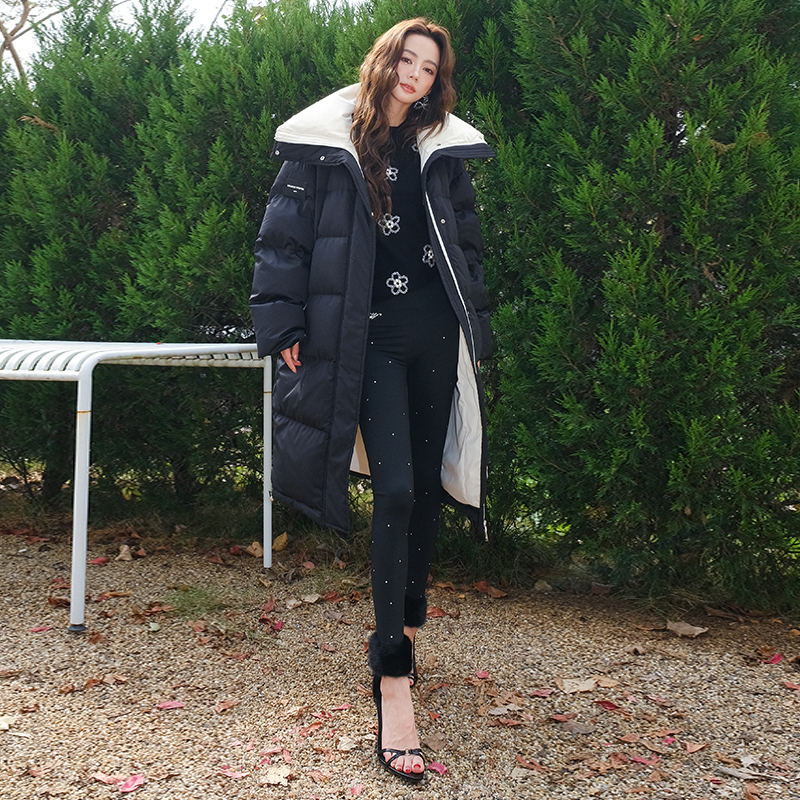 MasionWester钻饰口袋羽绒服