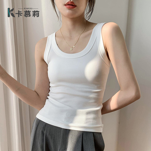背心弹力透气内搭外穿遮副乳 宝藏姐妹团 卡慕莉休闲时尚