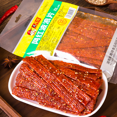 官方】周再德网红波浪片平江辣条