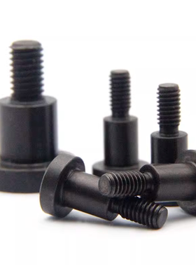碳钢发黑短头肩型螺栓内六角螺丝粗牙螺纹DBB4-3/4/5/6/7/8/10-6