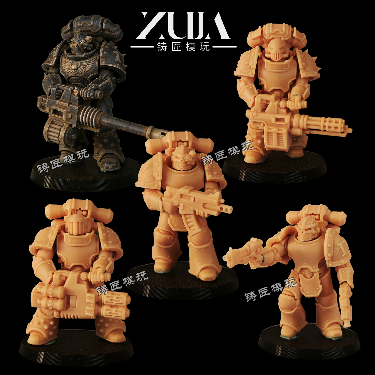 钢铁勇士mk3型星际战士战锤模型