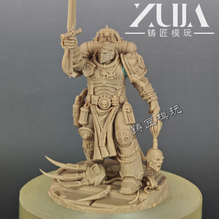 黑色圣堂冠军战锤40K第三方3D打印模型白模手办十字军胜利战争gk