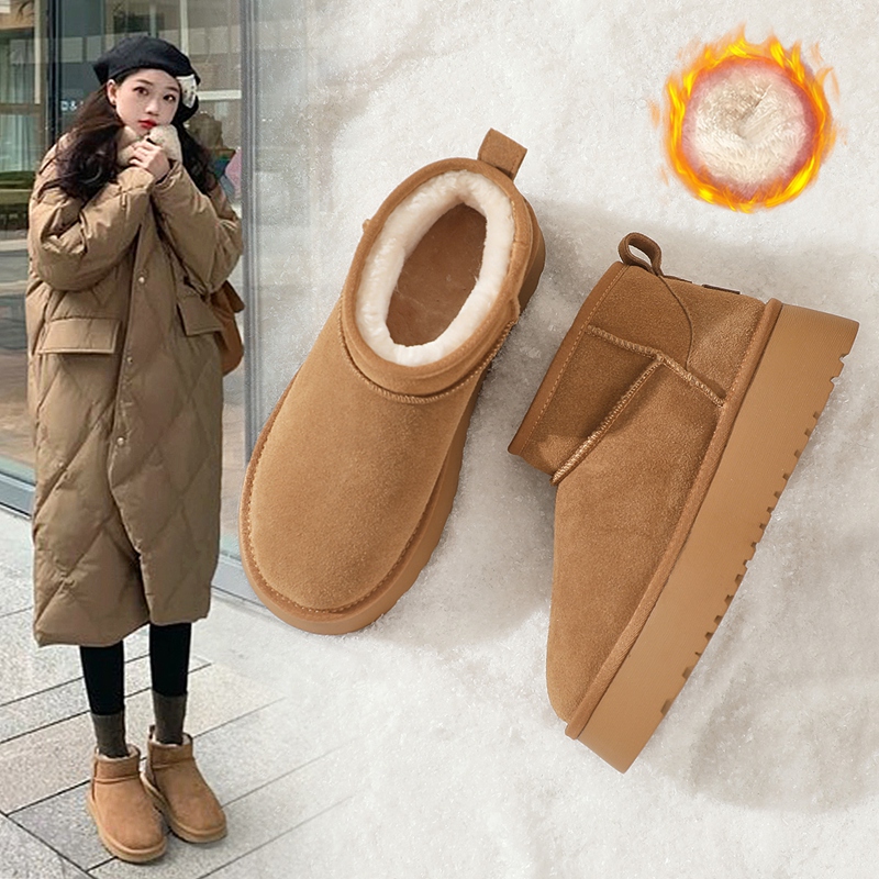 ZHR厚底雪地靴女冬2023