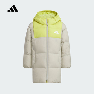 adidas阿迪达斯冬新款 KB5126 拒水防风保暖鸭绒连帽男小童羽绒服