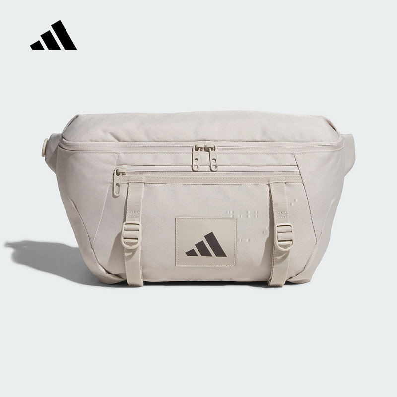 adidas阿迪达斯秋冬新款男女同款实用斜挎包运动腰包多口袋JM