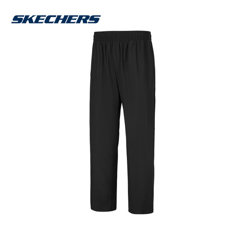 Skechers斯凯奇2026夏男士运动裤宽松直筒休闲针织长裤 P326M086